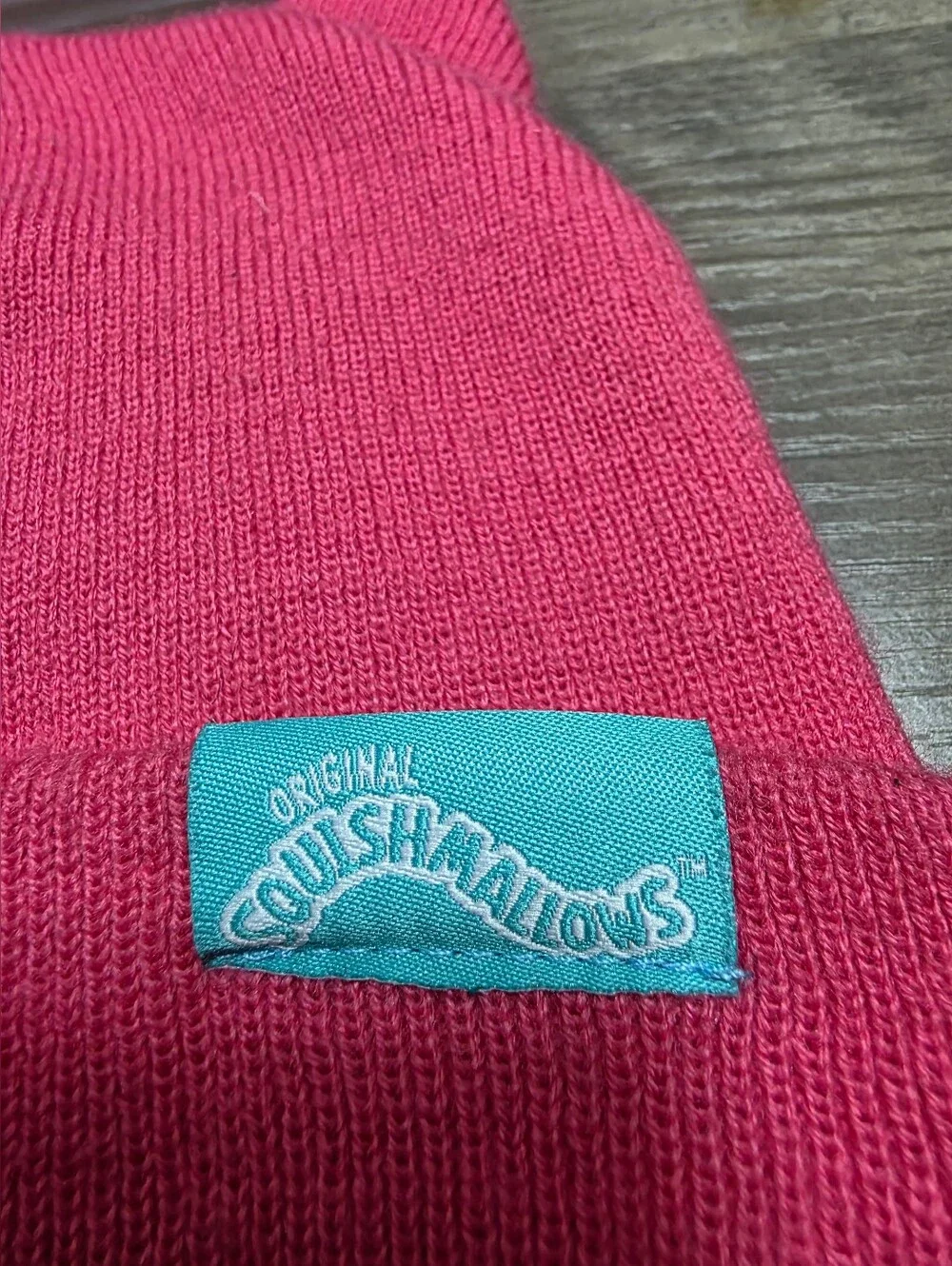 Squishmallows Beanie Youth OSFM Fifi the Fox Pink Acrylic Knit Hat